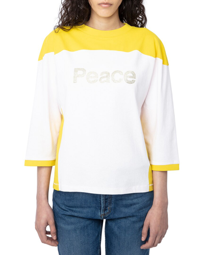 Shop Zadig & Voltaire Earl Peace T-shirt