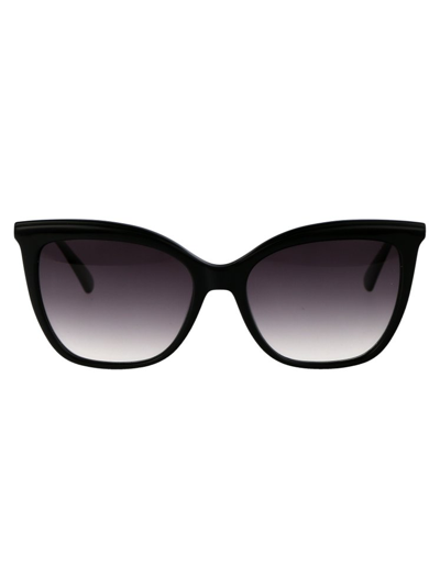 Shop Longchamp Butterfly Frame Sunglasses In Black