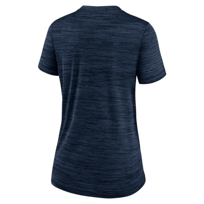 Shop Nike Navy Texas Rangers City Connect Practice Velocity Performance T-shirt