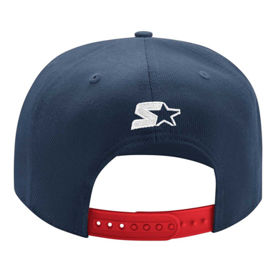 Shop Starter Navy/red Florida Panthers Arch Logo Two-tone Snapback Hat