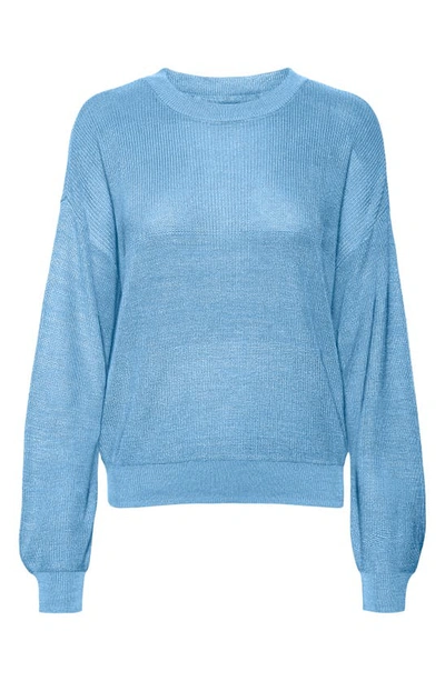 Shop Vero Moda Crewneck Sweater In Dutch Canal