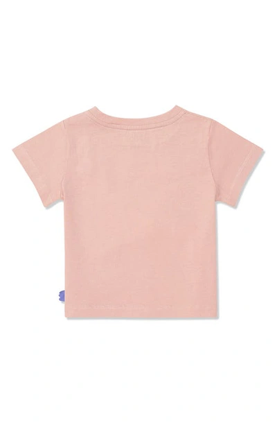 Shop Mon Coeur Cotton Graphic T-shirt In Misty Rose