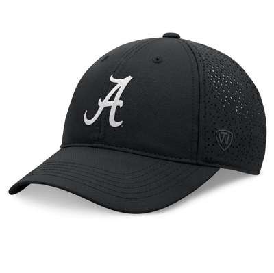 Shop Top Of The World Black Alabama Crimson Tide Liquesce Trucker Adjustable Hat