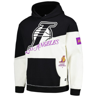 Shop The Wild Collective Unisex  Black Los Angeles Lakers Split Pullover Hoodie