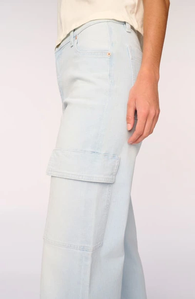 Shop Dl1961 Zoie Relaxed Wide Leg Cargo Jeans In Poolside Cargo (vintage)
