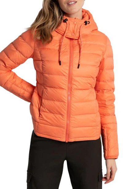 Shop Lole Emeline Water Repellent 550 Fill Power Down Puffer Jacket In Lychee