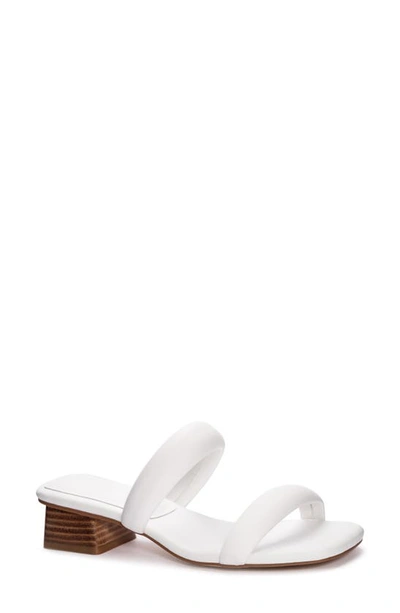 Shop Chinese Laundry Alistair Block Heel Sandal In White