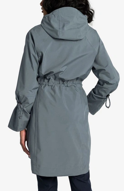 Shop Lole Piper Waterproof Oversize Rain Jacket In Ash