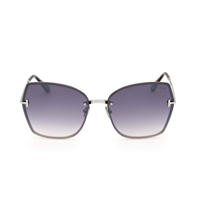 Shop Tom Ford Eyewear Geometric Frame Sunglasses In Multi
