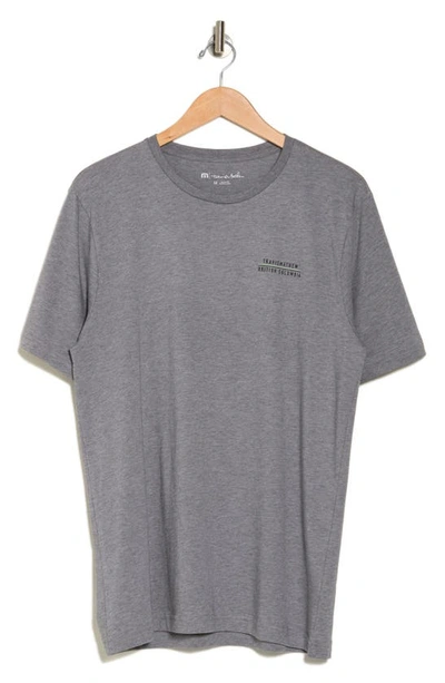 Shop Travis Mathew Big Shoots Cotton T-shirt In Heather Grey