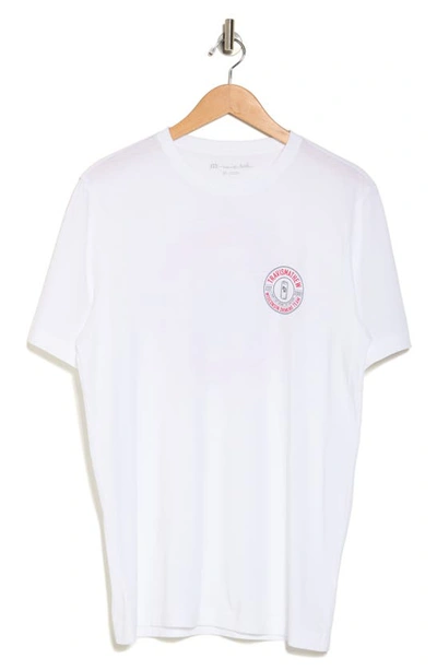 Shop Travis Mathew Squeaky Curds Graphic T-shirt In White