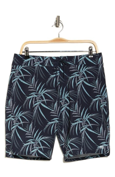 Travis Mathew Trawler Board Shorts In Dress Blues