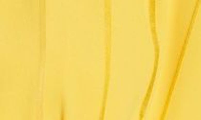 Tahari Asl Drop Needle Georgette Shirtdress In Mustard