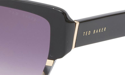 Ted Baker 56mm Square Sunglasses In Black