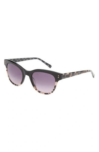 Ted Baker 52mm Cat Eye Sunglasses In Black