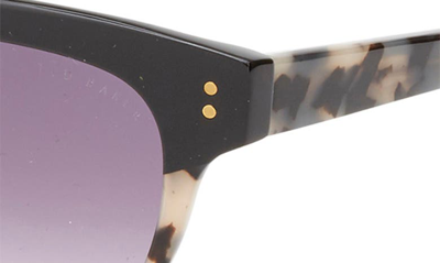 Shop Ted Baker 52mm Cat Eye Sunglasses In Black