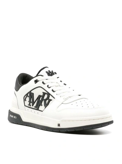 Shop Amiri Men Sneakers With Embossed Logo In White