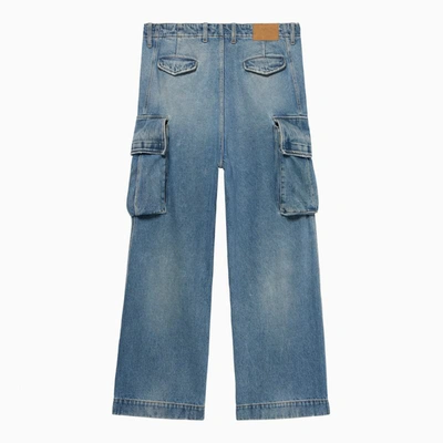 Shop 1989 Studio Denim Cargo Jeans In Blue