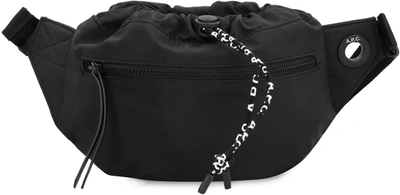 Shop Apc A.p.c. Reset Technical Fabric Belt Bag In Black