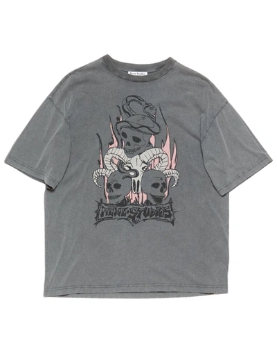 Shop Acne Studios T.shirt In Gray