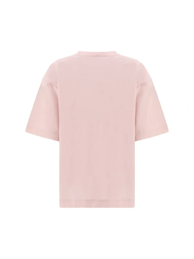 Shop Burberry T-shirts In Cameo