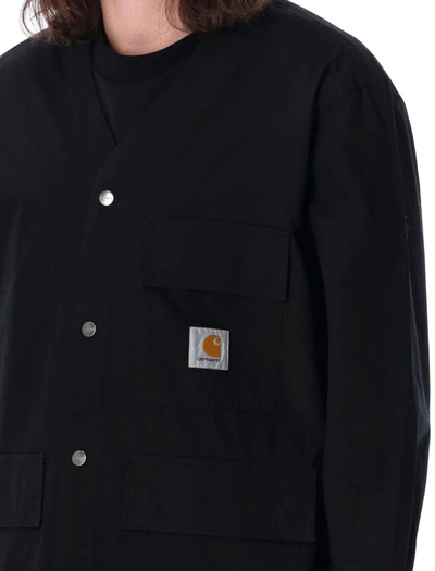 Shop Carhartt Wip Elroy Shirt Jacket In Black