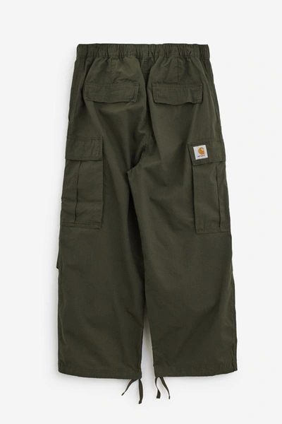 Carhartt Cotton Cargo Trousers In Green