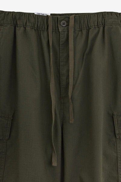 Carhartt Cotton Cargo Trousers In Green