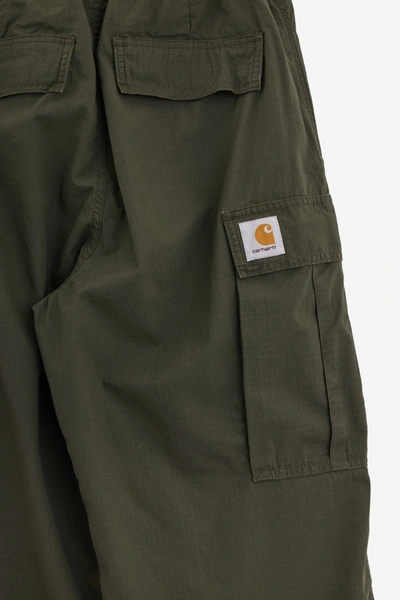 Carhartt Cotton Cargo Trousers In Green