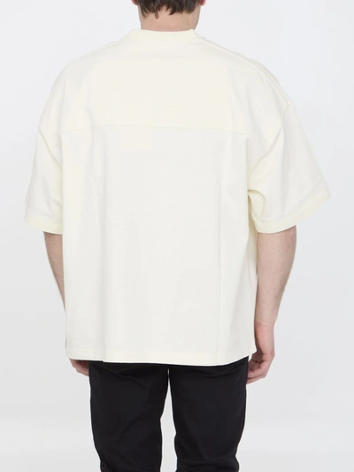 Shop Bottega Veneta Cotton T-shirt In White