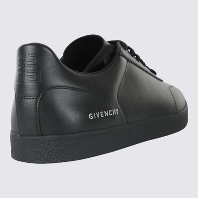 Shop Givenchy Black Leather City Sport Sneakers