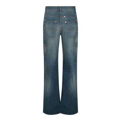 Shop Givenchy Jeans In Deep Blue