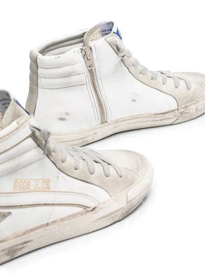 Shop Golden Goose Slide Sneakers Shoes In White