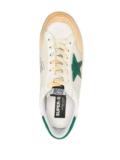 Shop Golden Goose Super Star Sneakers Shoes In White