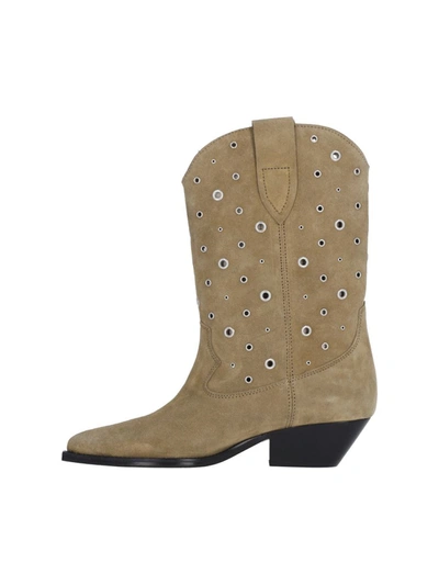 Shop Isabel Marant Boots In Beige