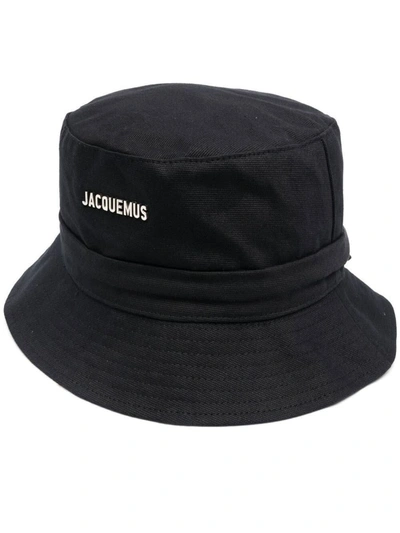 Shop Jacquemus Le Bob Gadjo Hat Accessories In Black