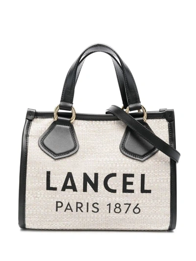 Shop Lancel Summer Tote - L414301l Beach Bag Bags In Black