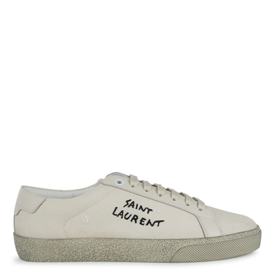 Shop Saint Laurent Sneakers White