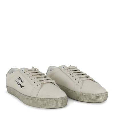 Shop Saint Laurent Sneakers White