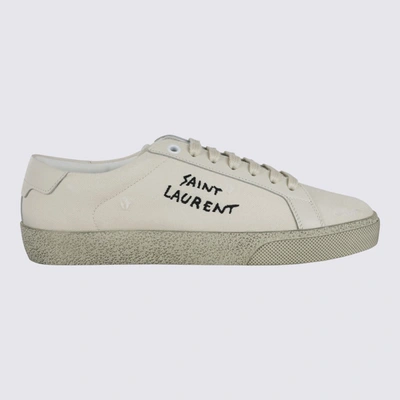 Shop Saint Laurent Sneakers White