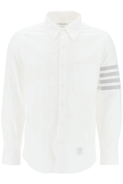 Shop Thom Browne 4-bar Shirt In White