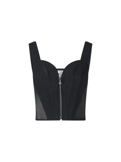 Shop Vivienne Westwood Top In Black