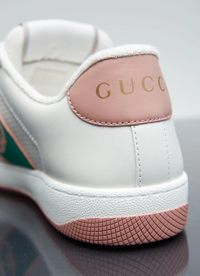 Shop Gucci Women Interlocking G Sneakers In White