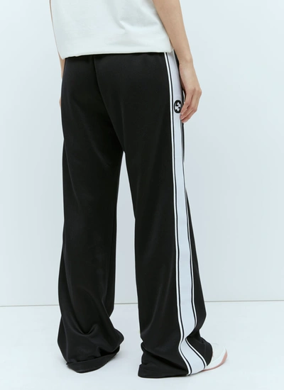 Shop Gucci Women Logo Embroidery Track Pants In Black