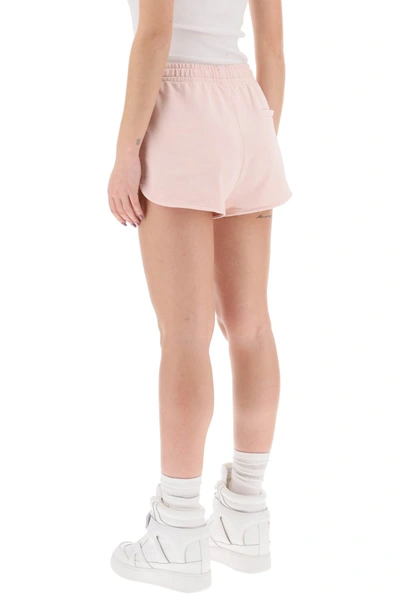 Shop Isabel Marant Étoile Isabel Marant Etoile Mifa Sports Shorts With Flocked Logo Women In Pink