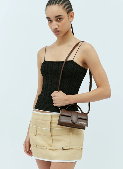 Shop Jacquemus Women Le Bambino Handbag In Brown
