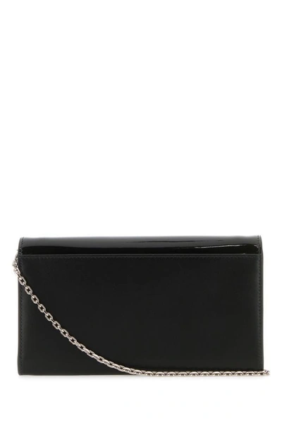 Maison Margiela Black Leather Wallet In Black
