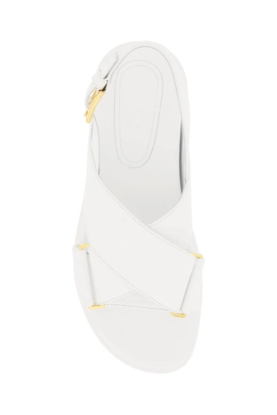 Shop Marni Fussbett Sandals Women In White