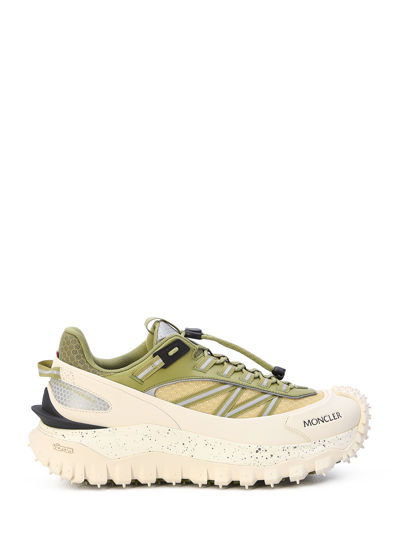 Shop Moncler Trailgrip Sneakers In Green