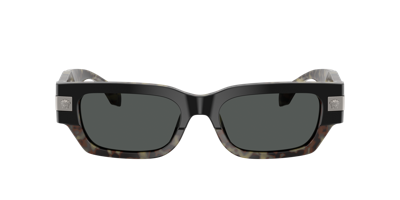 Shop Versace Man Sunglass Ve4465 In Dark Grey